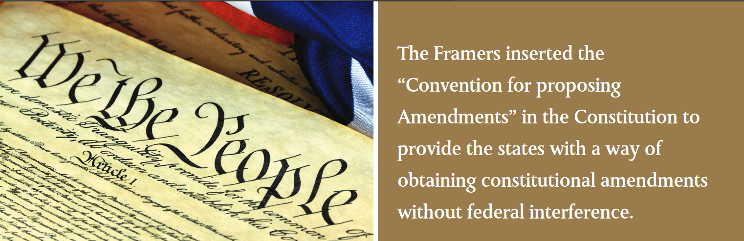 The Framers inserted the “Convention for proposing Amendments” in the Constitution to provide the states with a way of obtaining constitutional amendments without federal interference.