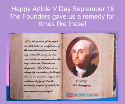 George Washington, Article V Day Meme